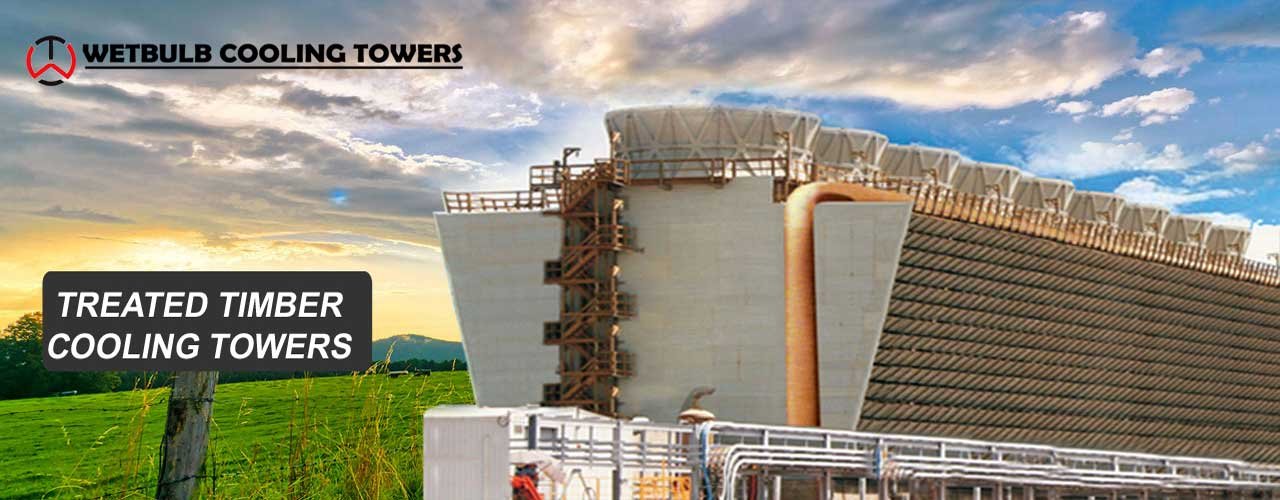 treated timber cooling tower